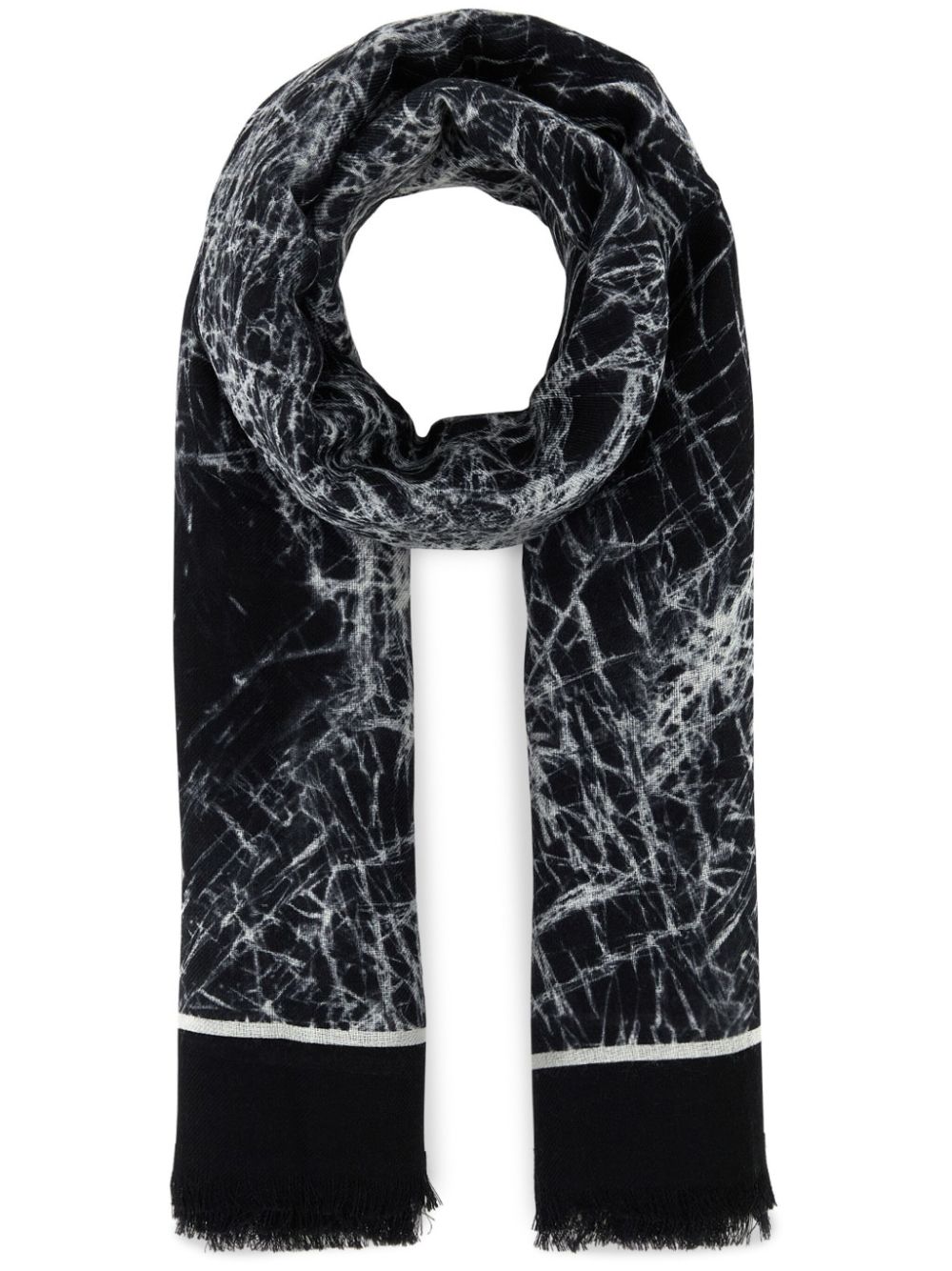 Alexander McQueen wool scarf - Black