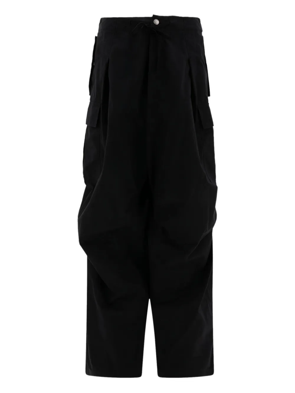 pleated cargo trousers