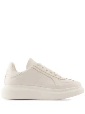Chloé Lauren lace-up Leather Sneakers | White | FARFETCH