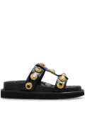 Kurt Geiger London Orson Studded leather sandals - Black