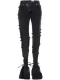 Alexander McQueen tied jeans - Black