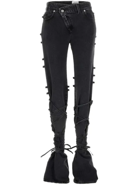 Alexander McQueen tied jeans Women