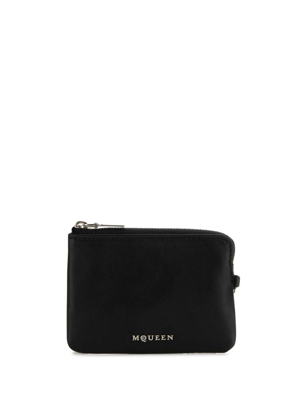 Alexander McQueen logo-plaque wallet - Black