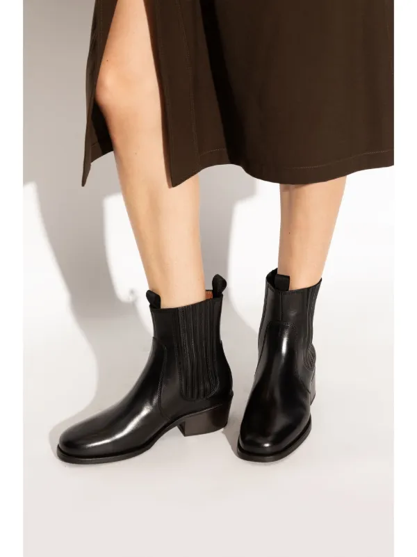 LEMAIRE New Western ルメール　チェルシーブーツ ブラック LEMAIRE New Western チェルシーブーツ ブラック - メルカリ