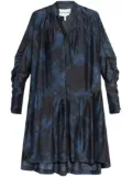 MUNTHE check-print dress - Blue