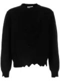Alexander McQueen Distressed Skull sweater - Black