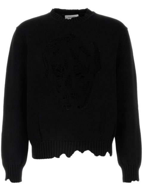 Alexander McQueen Distressed Skull sweater Men