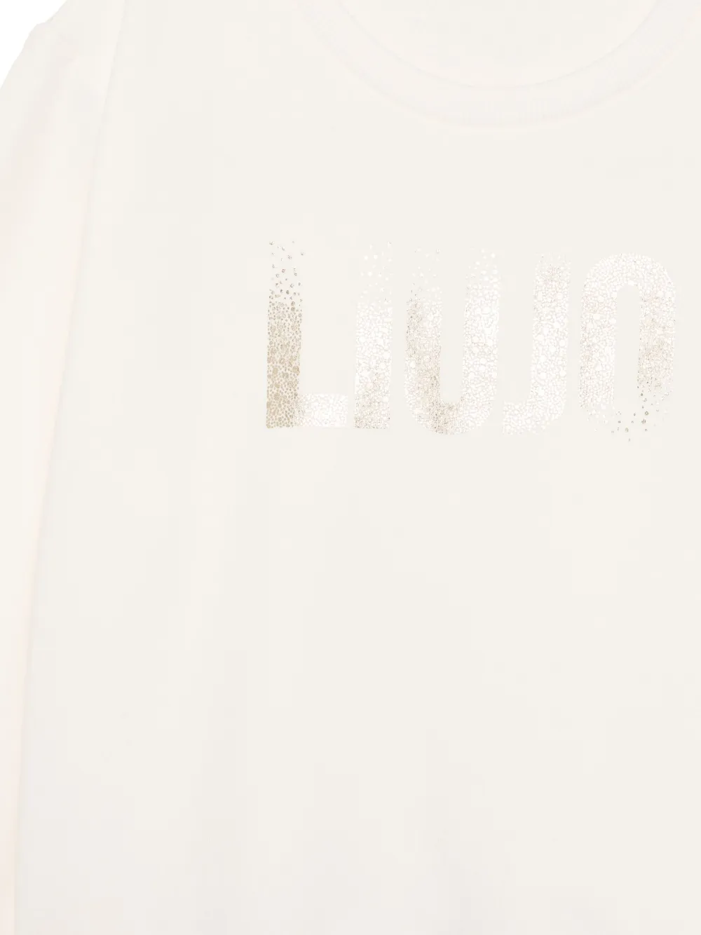 LIU JO Sweater met logoprint Wit