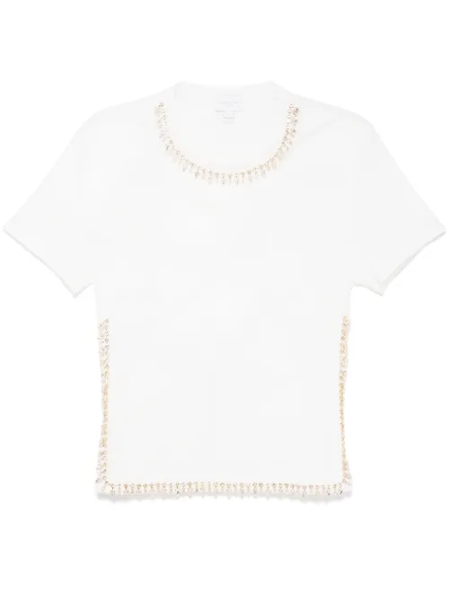 T-shirt à ornements en cristal - Giambattista Valli - Modalova