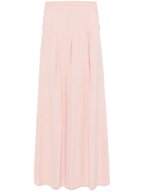 Pantalon palazzo à design plissé - Giambattista Valli - Modalova