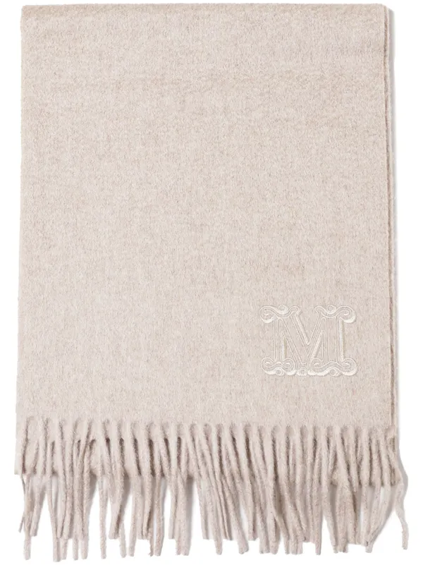 【関税&送料込】Max Mara Scarfs Brown Max Mara Cashmere Scarf | Brown | FARFETCH ID