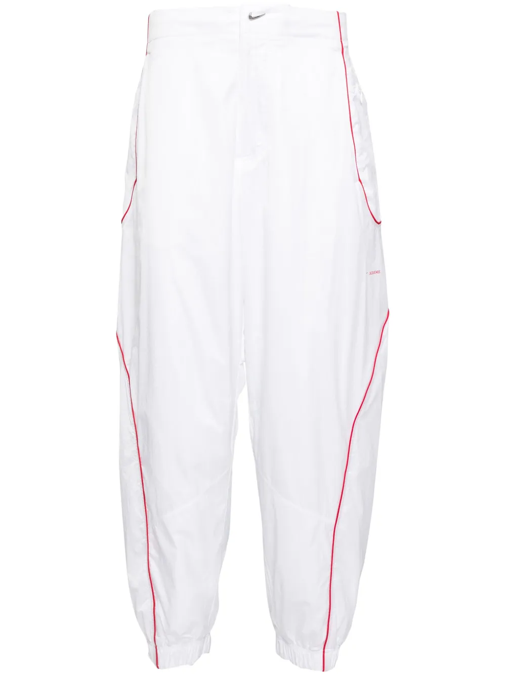 piped-trim detailing pants
