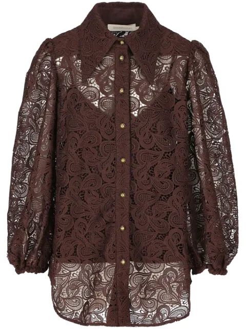 ZIMMERMANN Illustration Lace Bluse