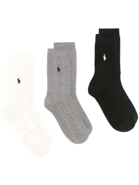 Polo Ralph Lauren Polo Pony-embroidered socks