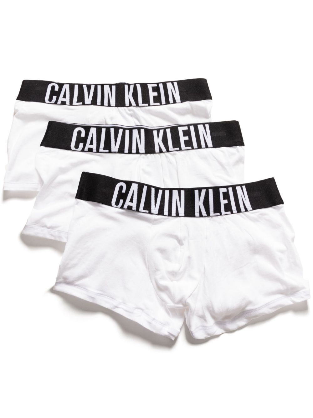 Calvin Klein logo-waistband boxers (pack of three) - White