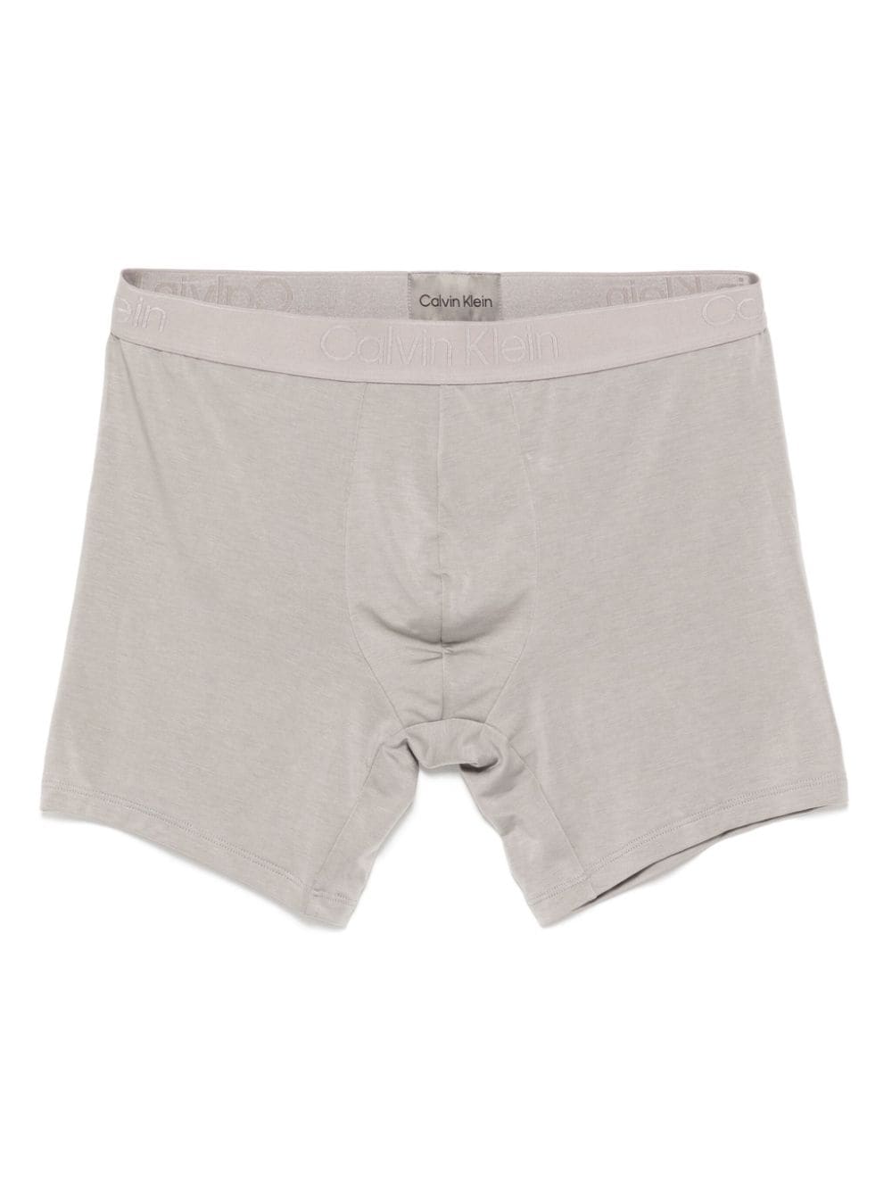 Calvin Klein Drie boxershorts met logoband - Bruin