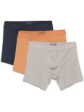 Calvin Klein logo-waistband boxers (pack of three) - Brown