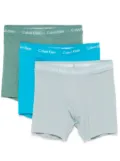 Calvin Klein logo-waistband boxers (pack of three) - Green