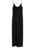 Patrizia Pepe satin mermaid maxi dress - Black