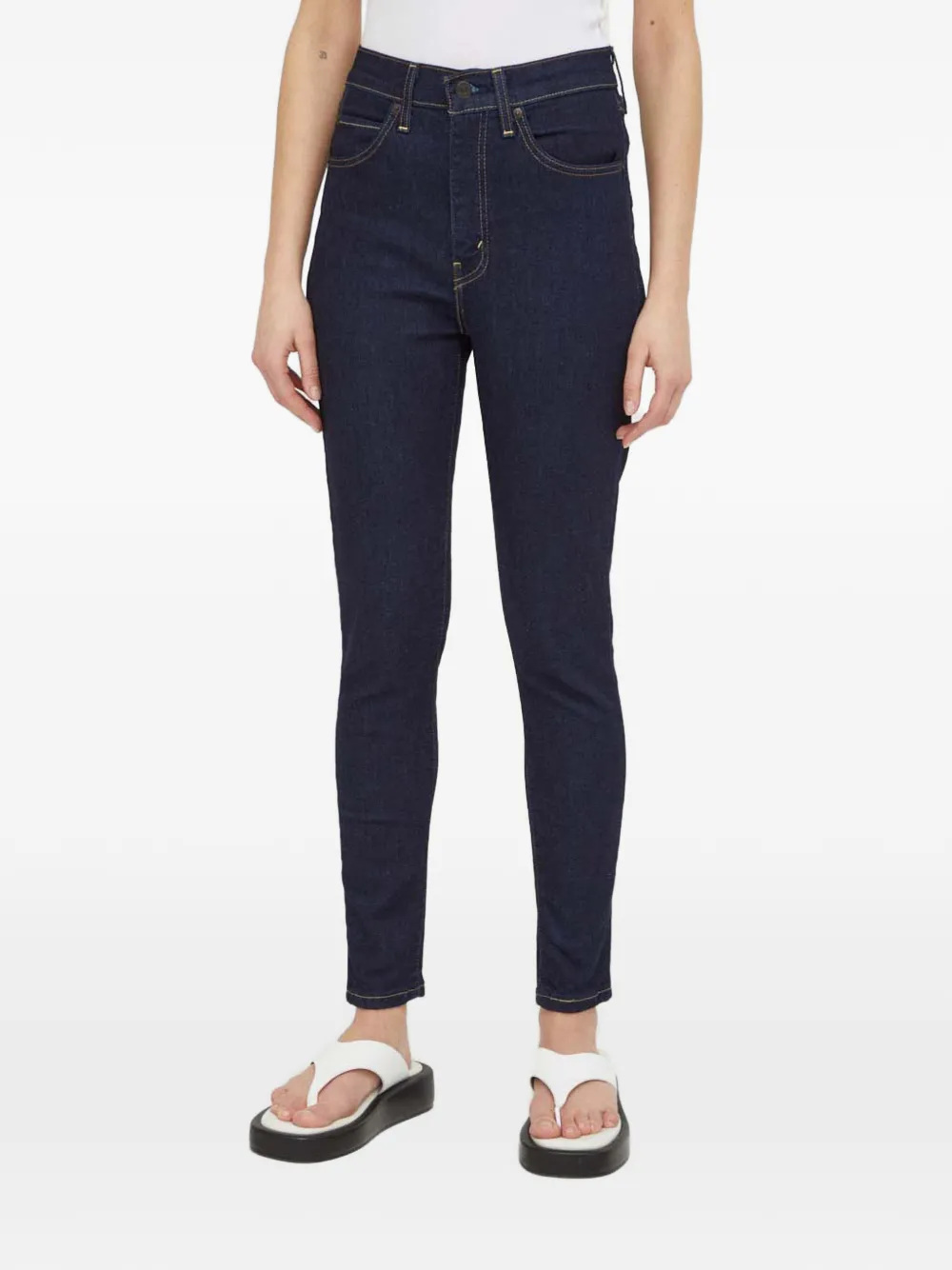 Levi's Retro high-rise skinny jeans - Blu