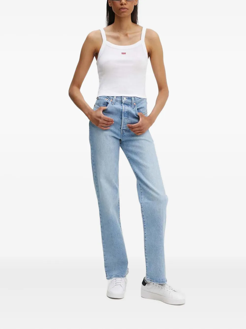 Levi's Ribcage Full-Length jeans - Blauw