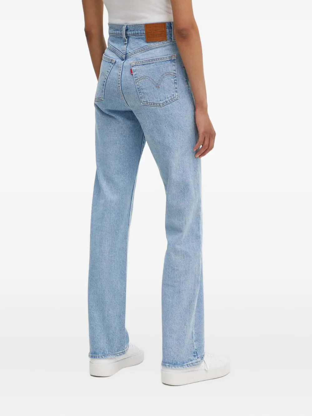 Levi's Ribcage Full-length Jeans In Blue