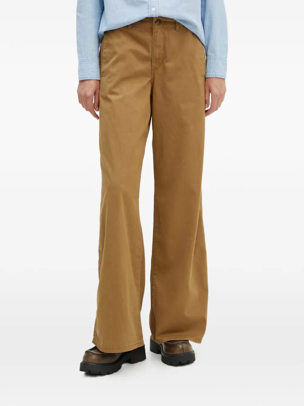 Levi's wide-leg denim jeans - Marrone