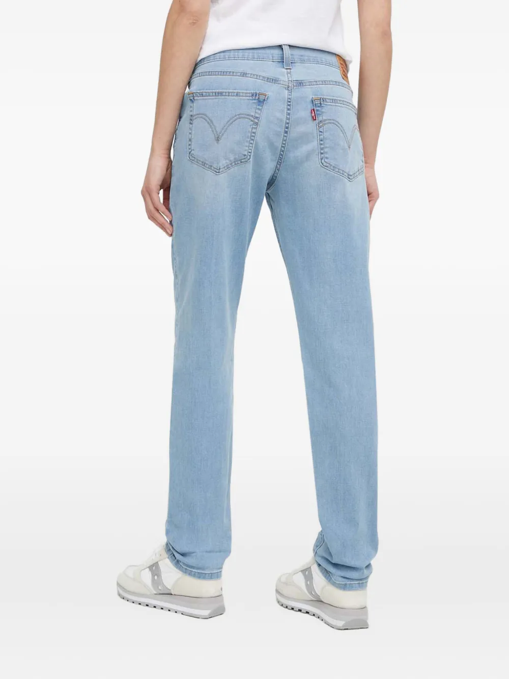 Levi's Logo-patch Jeans In Blue