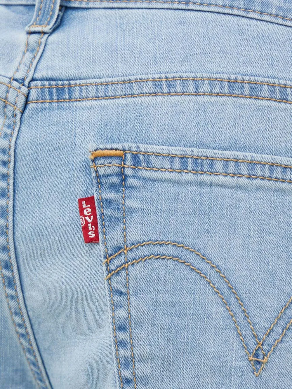 Levi's Logo-patch Jeans In Blue