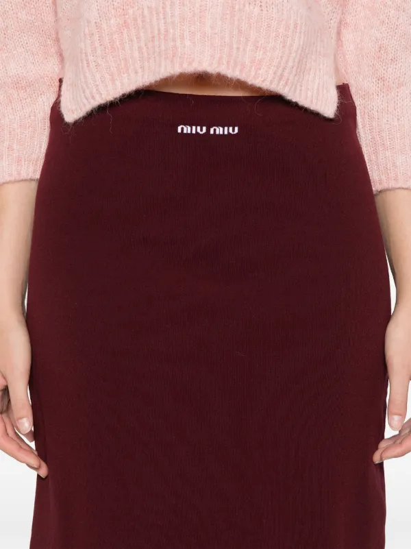 スカート MIU MIU SKIRTS AVIO+BORDEAUX 1427400_00.png.png