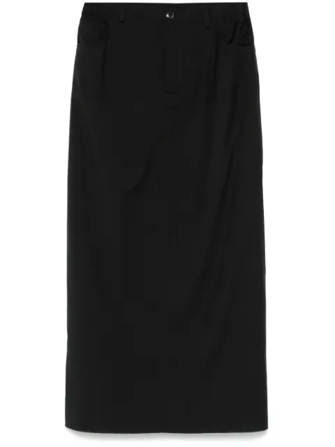 Private 0204 virgin wool midi skirt 