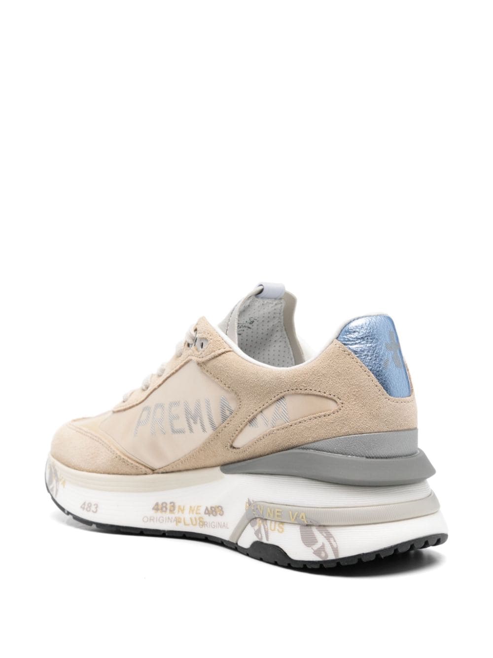 Shop Premiata Moerun 6990 Sneakers In Neutrals