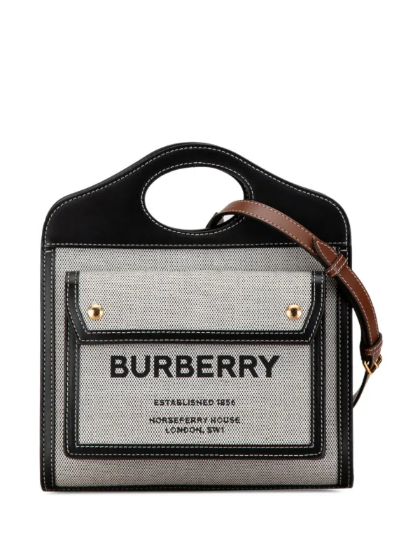 Burberry Pre Owned Pocket Bag 2018 2023 FARFETCH KZ