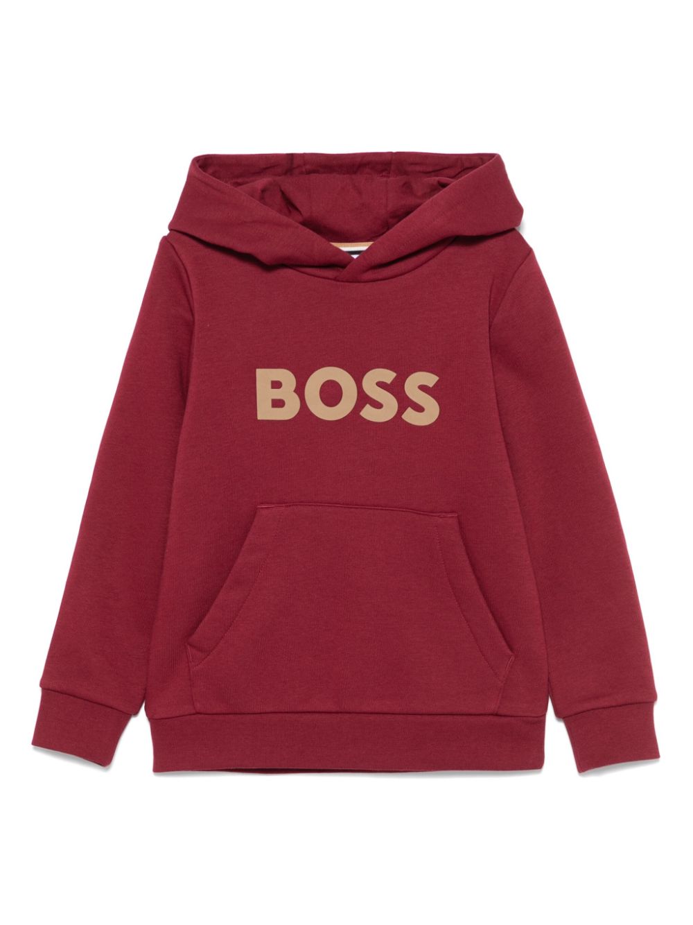 BOSS Kidswear logo-print hoodie - Red