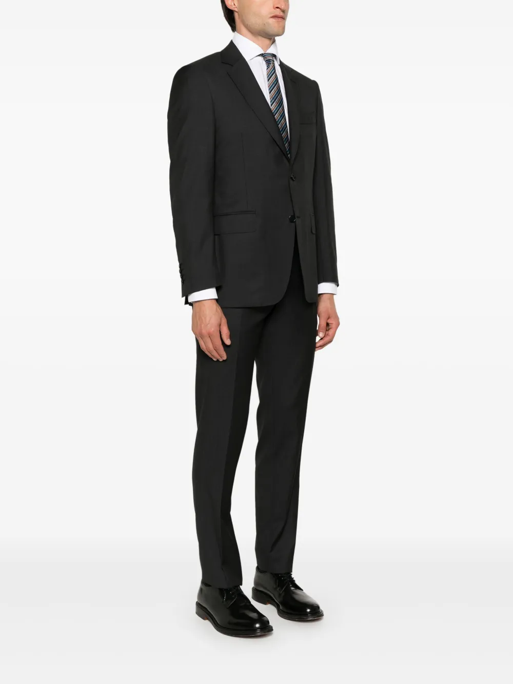 Herringbone-Pattern Suit