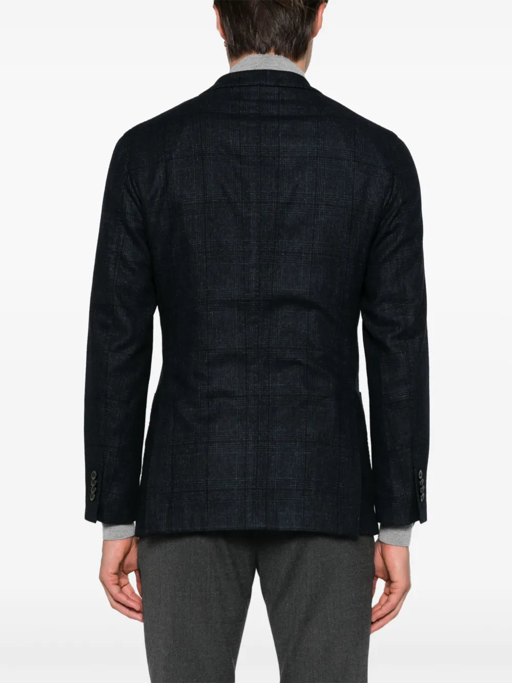Boglioli Geruite blazer Blauw