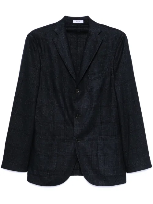 Boglioli blazer à carreaux - Bleu - Boglioli - Modalova