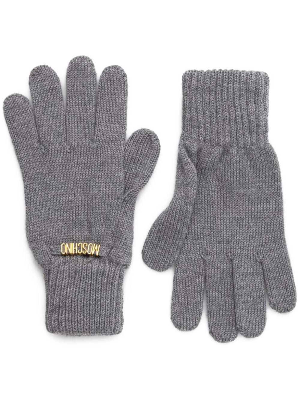 logo-lettering gloves