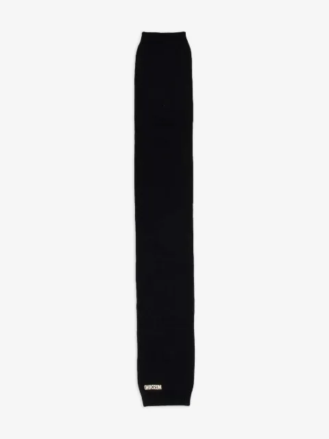 Moschino logo-detail scarf