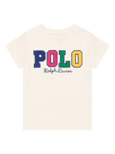 POLO RALPH LAUREN KIDS logo-embroidered T-shirt