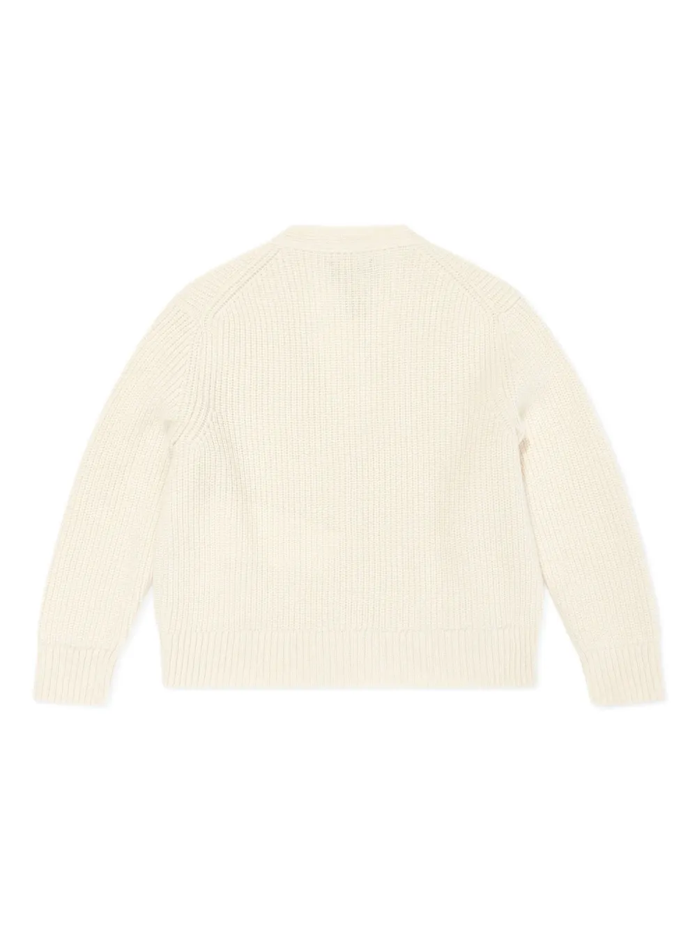 POLO RALPH LAUREN KIDS Geribbeld vest Wit