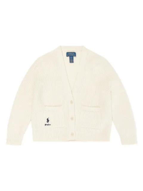 POLO RALPH LAUREN KIDS cárdigan de canalé