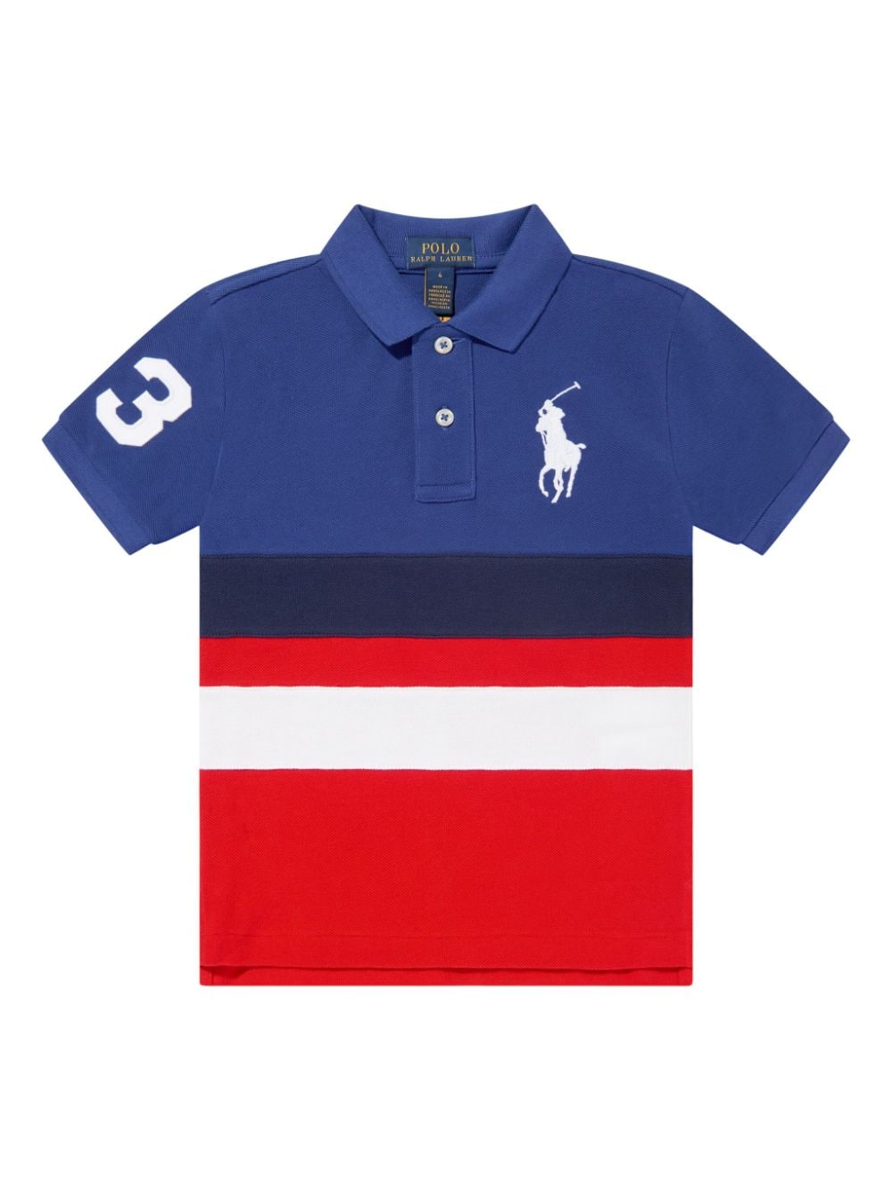 Ralph Lauren Kids Poloshirt met print Blauw