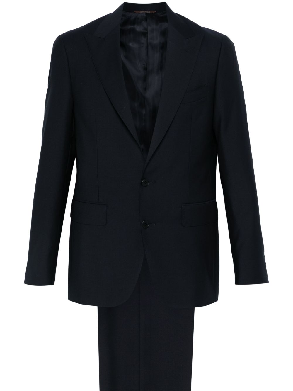 Canali wool suit - Blue