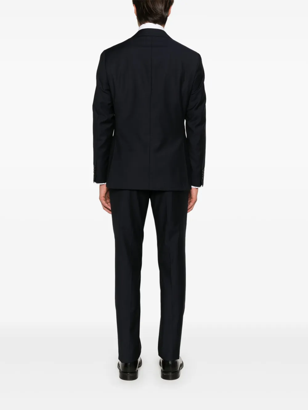 Canali Wollen pak Blauw