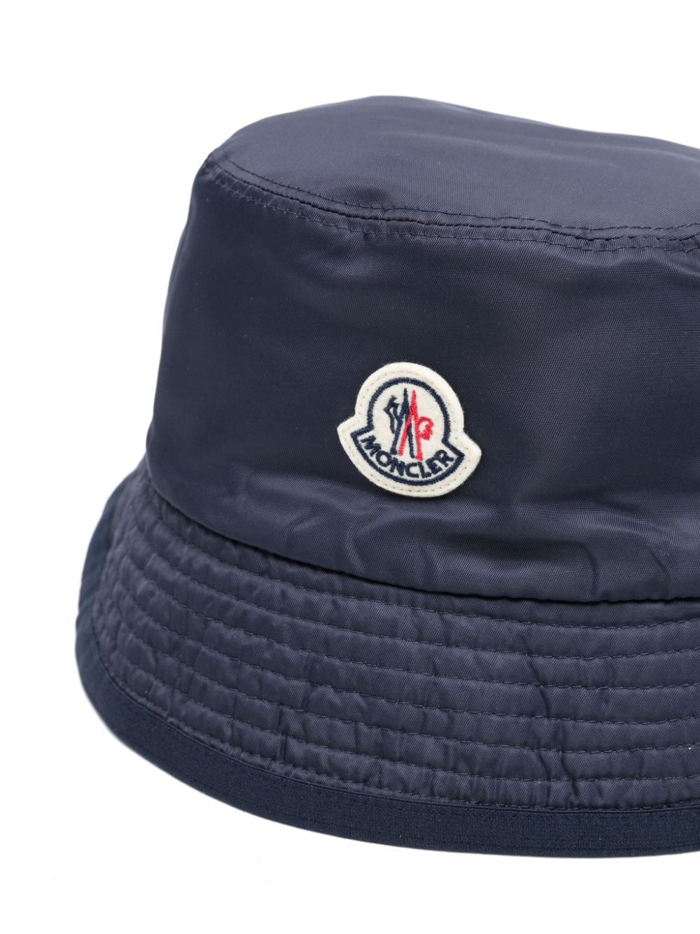 Moncler Vissershoed met logopatch - Blauw