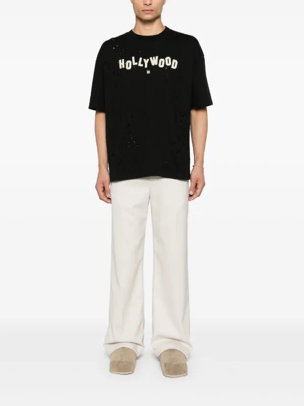 AMIRI Hollywood T-shirt | Black | FARFETCH JO