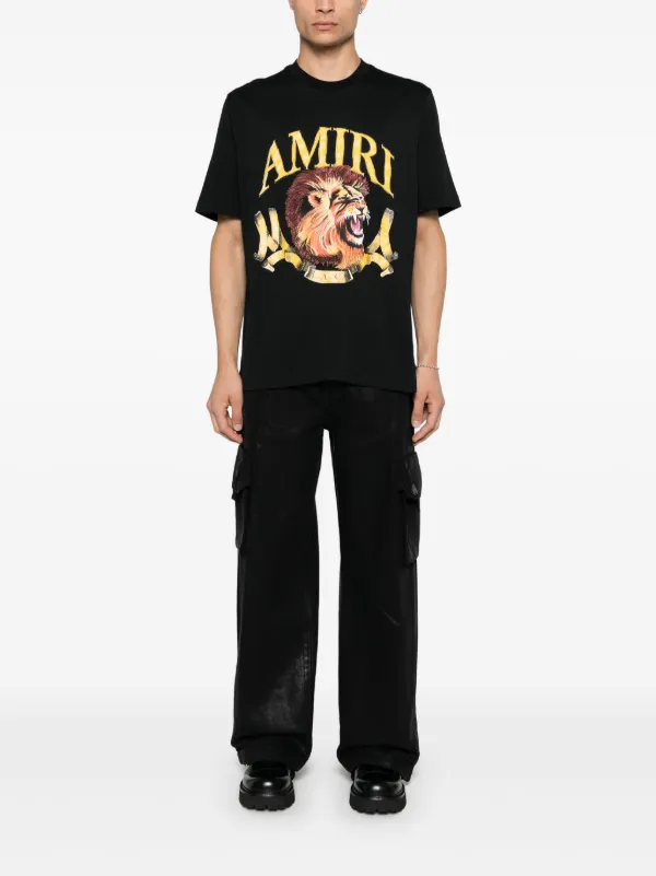 AMIRI Lion Tシャツ | ブラック | FARFETCH JP