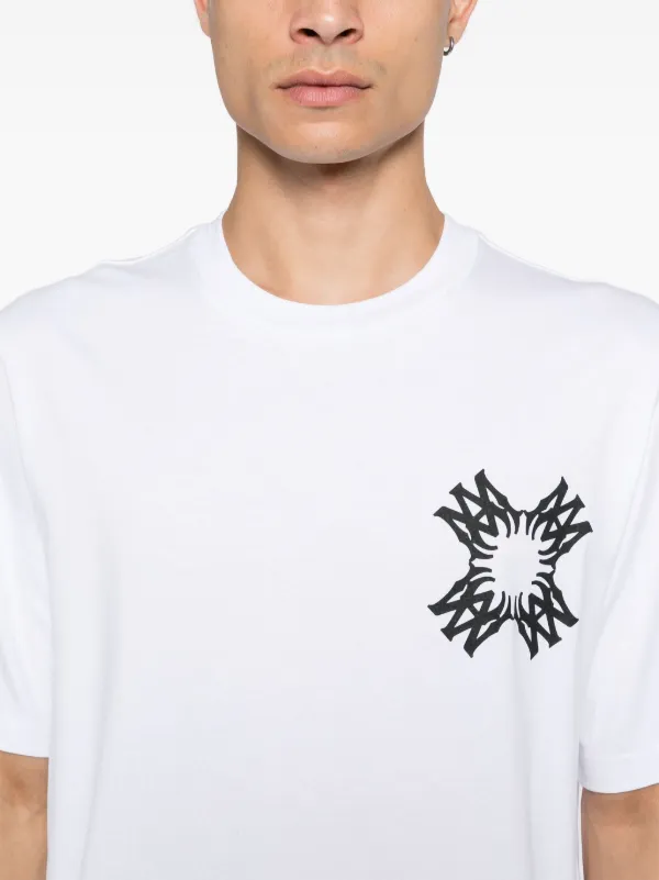 関税送料込 AMIRI アミリ MA Quad ロゴ Tシャツ AMIRI MA Quad T-shirt | White | FARFETCH