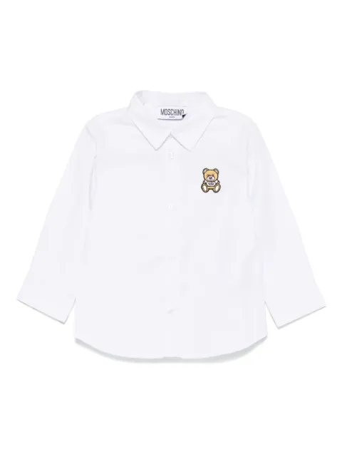 Moschino Kids camisa con motivo Teddy Bear
